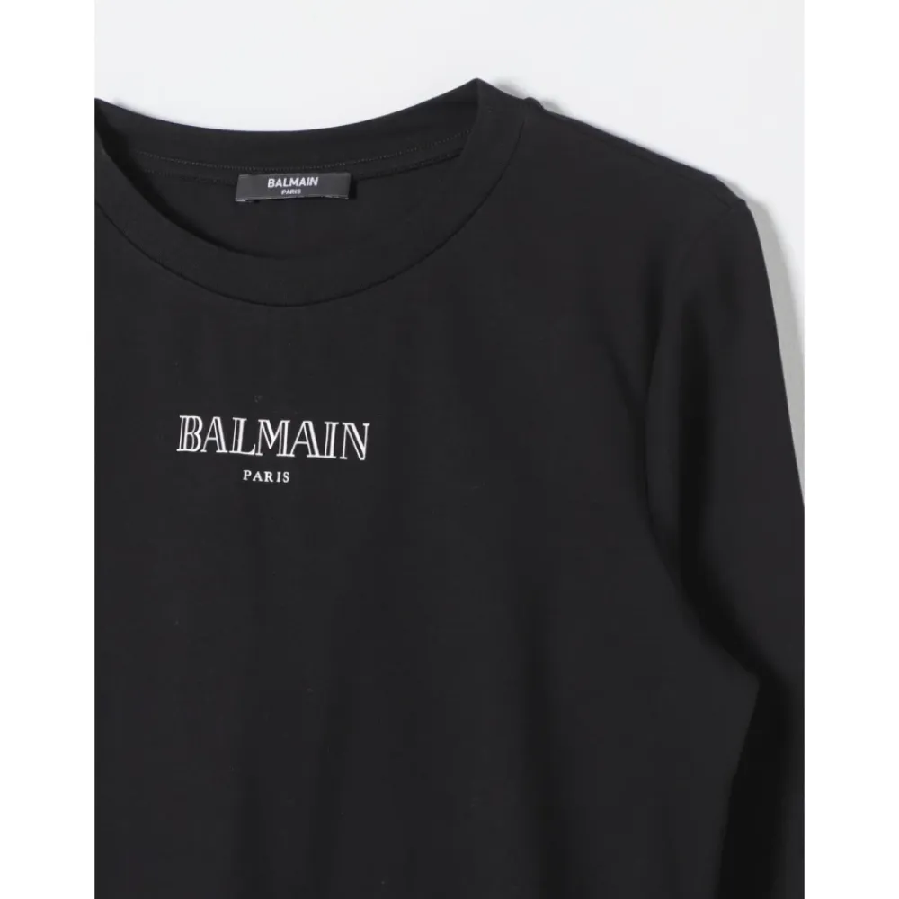 Logo Kinder Bodysuit Baumwolle>Balmain Best