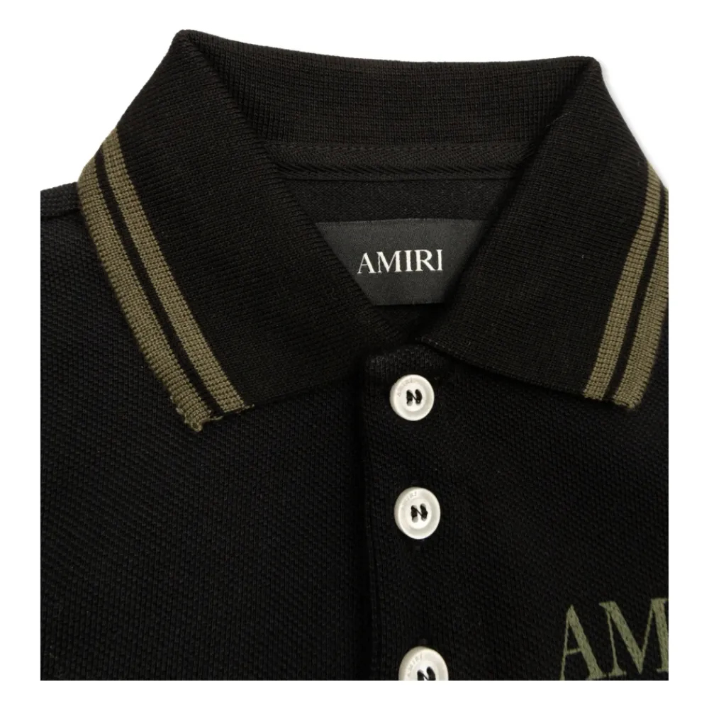 Logo Print Polo>Amiri Best