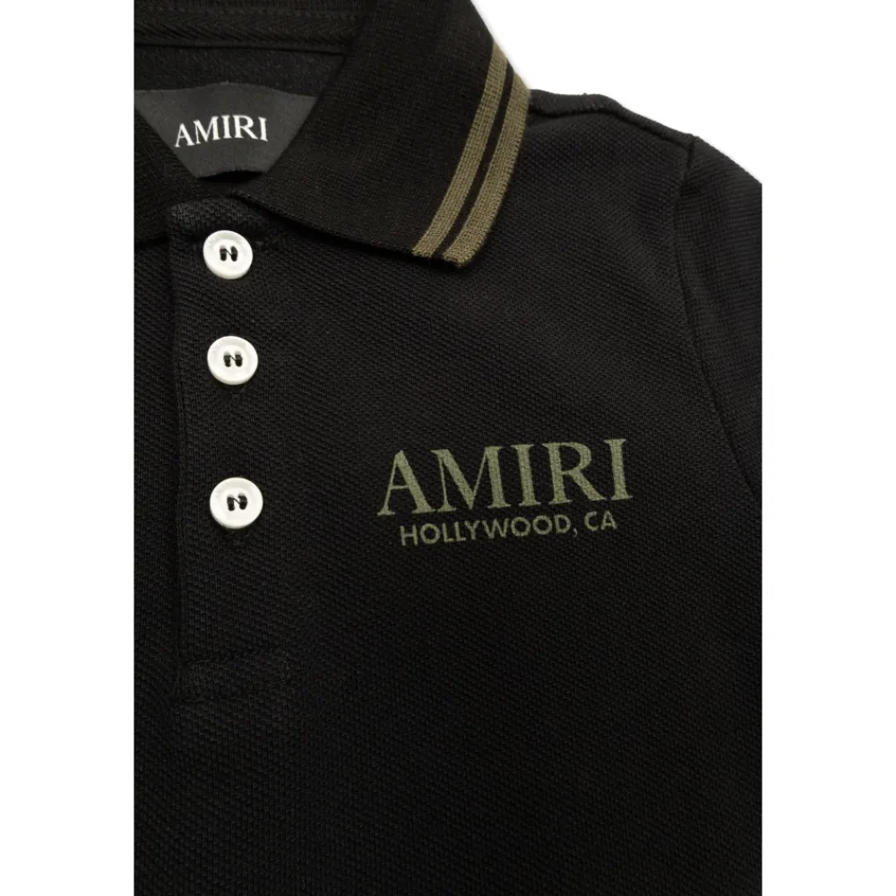 Logo Print Polo>Amiri Best