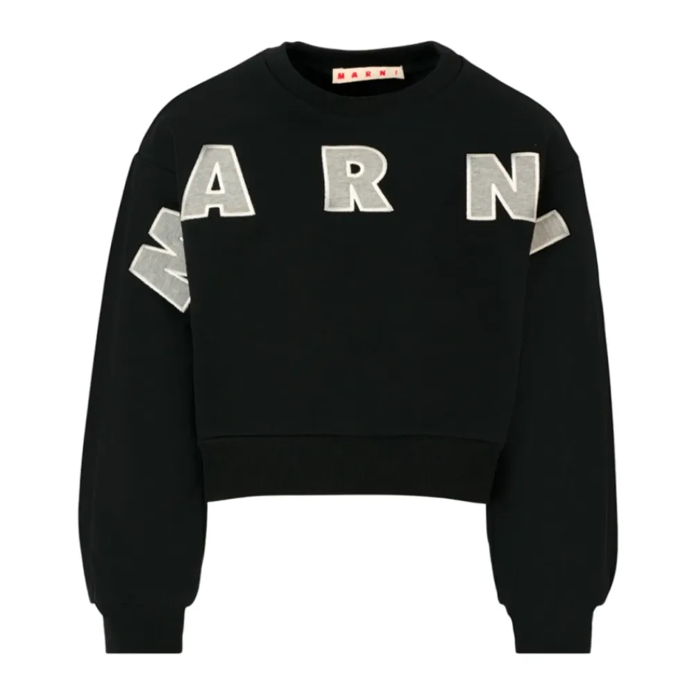 Logo Rundhals-Sweatshirt>Marni Clearance
