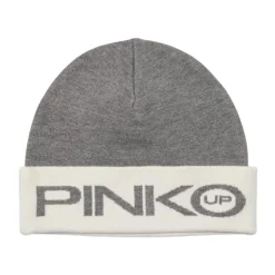 Logo Strickmütze für Stilvolle Wärme>PINKO Hot