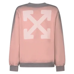 Logo-bedrucktes Sweatshirt mit Rundhalsausschnitt>Off White Outlet