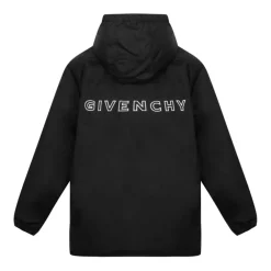 Logo-bestickter Kapuzenmantel>Givenchy Outlet