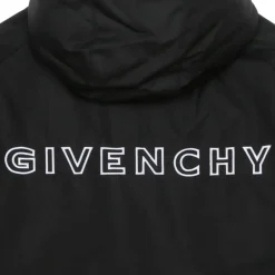 Logo-bestickter Kapuzenmantel><noscript><img width=