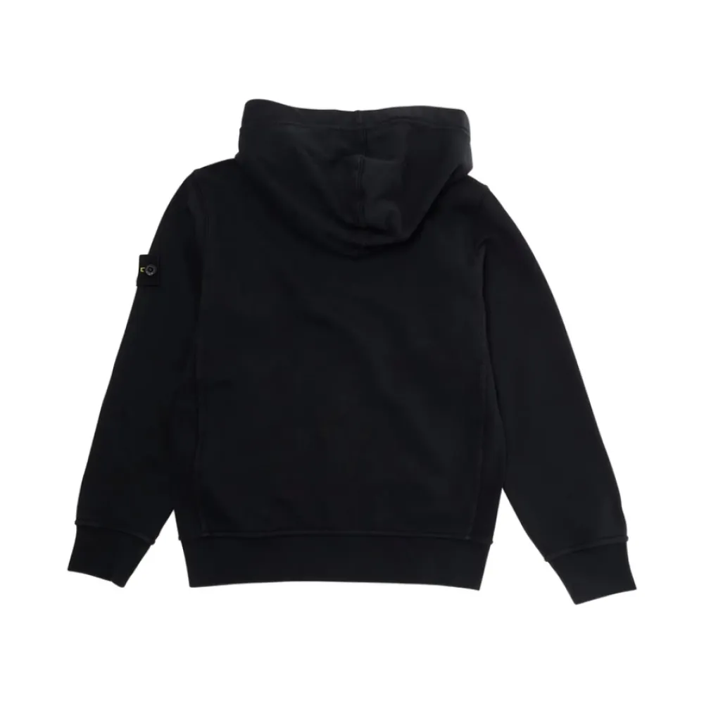 Logo-Patch Sweatshirt mit Reißverschluss>Stone Island New