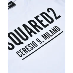 Logo-Print Cropped T-Shirt>Dsquared2 Clearance