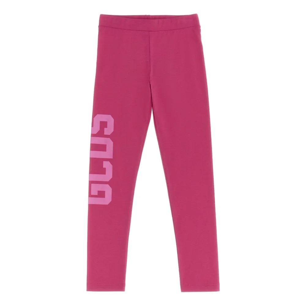 Logo-Print Leggings aus Stretch-Baumwolle>GCDS Discount