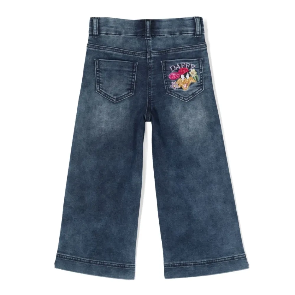 Looney Tunes Wide-Leg Denim Jeans>Monnalisa Discount