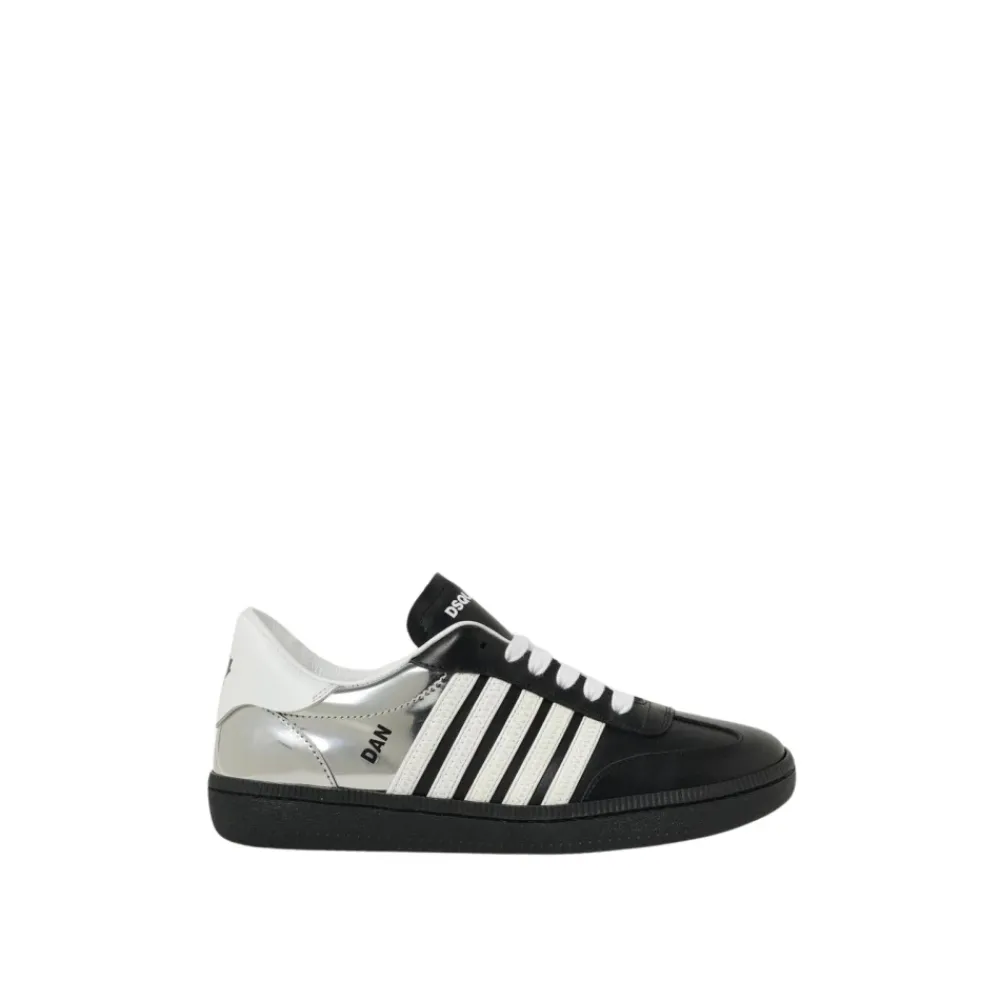 Low Top Leder-Sneakers>Dsquared2 Best