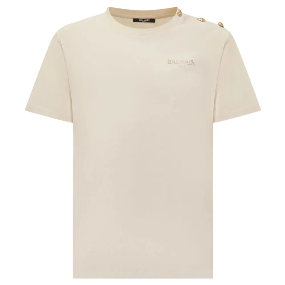 Lässiges Baumwoll T-Shirt>Balmain New