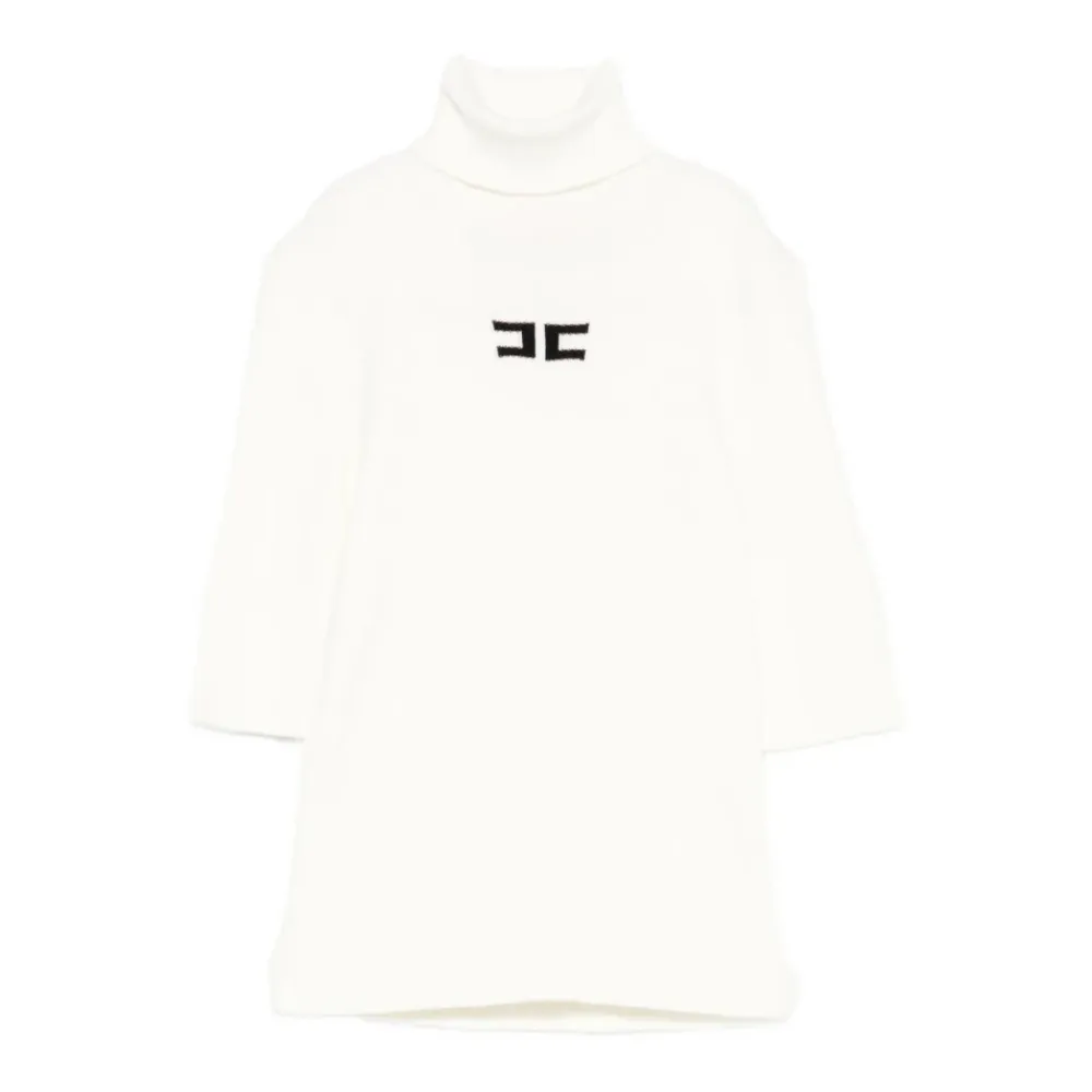 Maglione Collo Alto con Logo>Elisabetta Franchi Sale