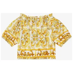 Maiolica Print Bluse in>Dolce & Gabbana New