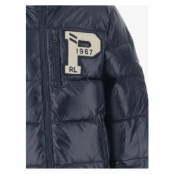 Marinee Gesteppte Daunenjacke mit Logo><noscript><img width=