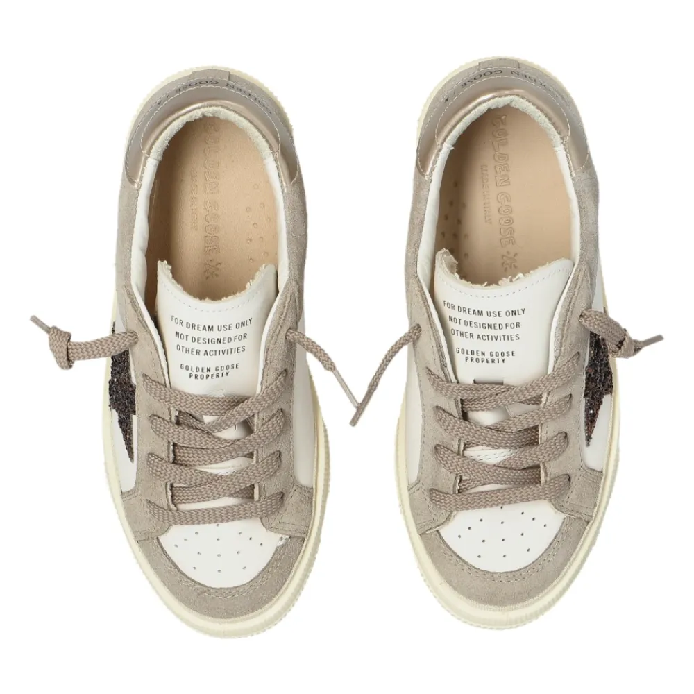 May With Double Quarter And Toe Sneakers>Golden Goose Online
