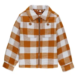 Mädchen Baumwolljacke farbener Kragen mit Reißverschluss>Burberry Sale