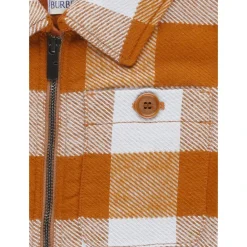 Mädchen Baumwolljacke farbener Kragen mit Reißverschluss><noscript><img width=