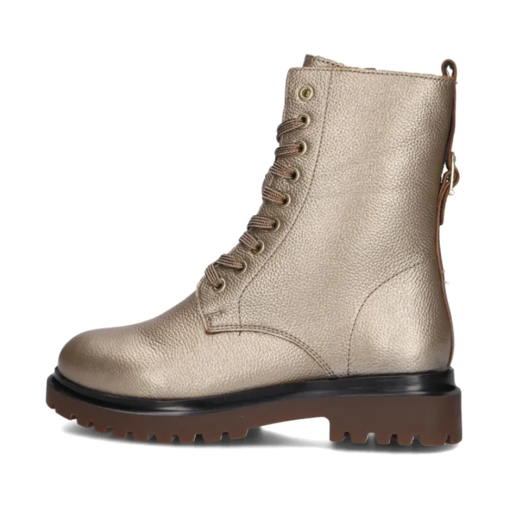 Mädchen Bronze Schnürstiefel Kaja>Ton & Ton Outlet