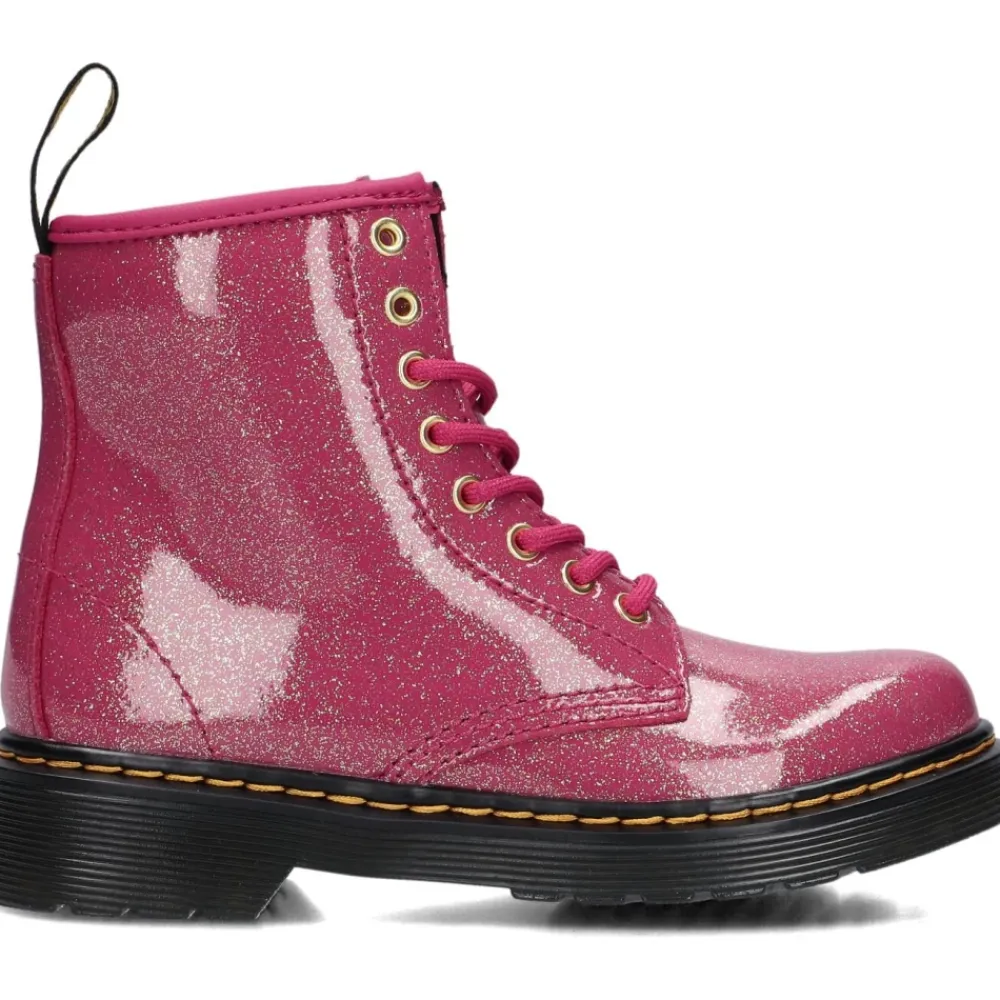 Mädchen Glitzer Schnürstiefel>Dr. Martens Hot