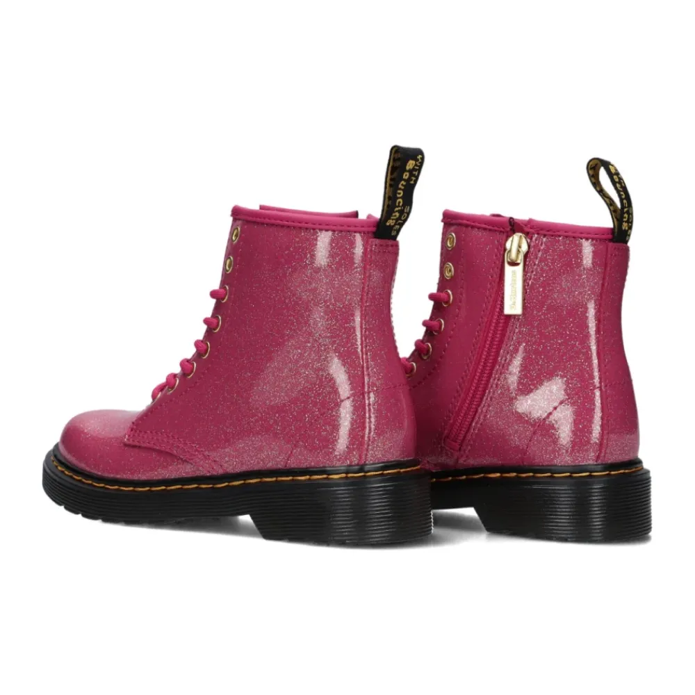 Mädchen Glitzer Schnürstiefel>Dr. Martens Hot