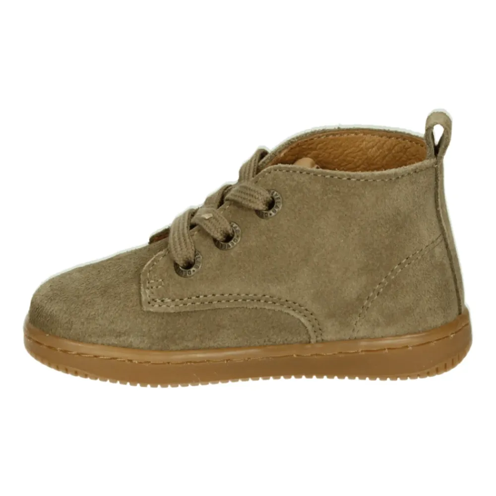 Mädchen Mid Wildlederschuhe Taupe>Develab New