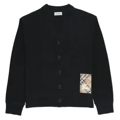 Mädchen Woll-Cardigan V-Ausschnitt Pullover>Burberry Best
