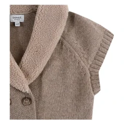 Merinowolle Ärmellose e Strickjacke><noscript><img width=