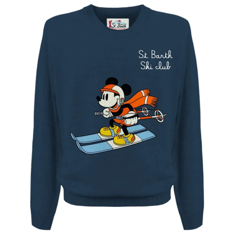 Mickey Skier 61 Crewneck Sweater>MC2 Saint Barth Outlet