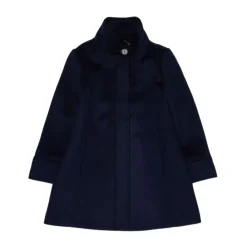 Midnight Blue Stand-Up Collar Coat>Max & Co Clearance