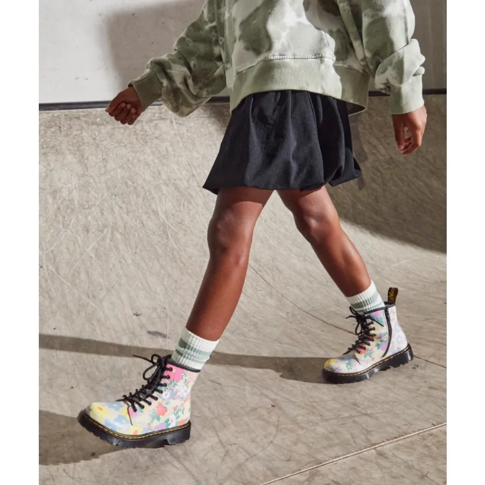 Mini Floral Print Boots>Dr. Martens Discount