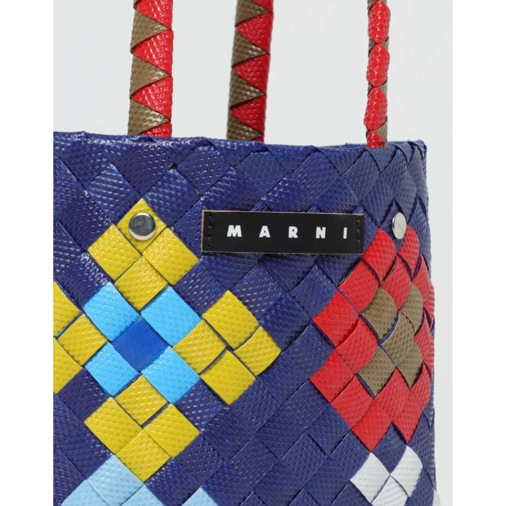 Mini Trunk Woven Handbag>Marni Outlet