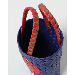 Mini Trunk Woven Handbag><noscript><img width=