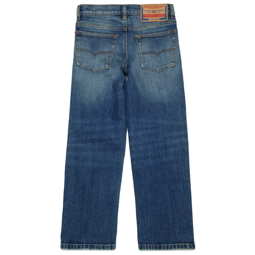 Mittele Straight Jeans mit Rissen>Diesel Hot