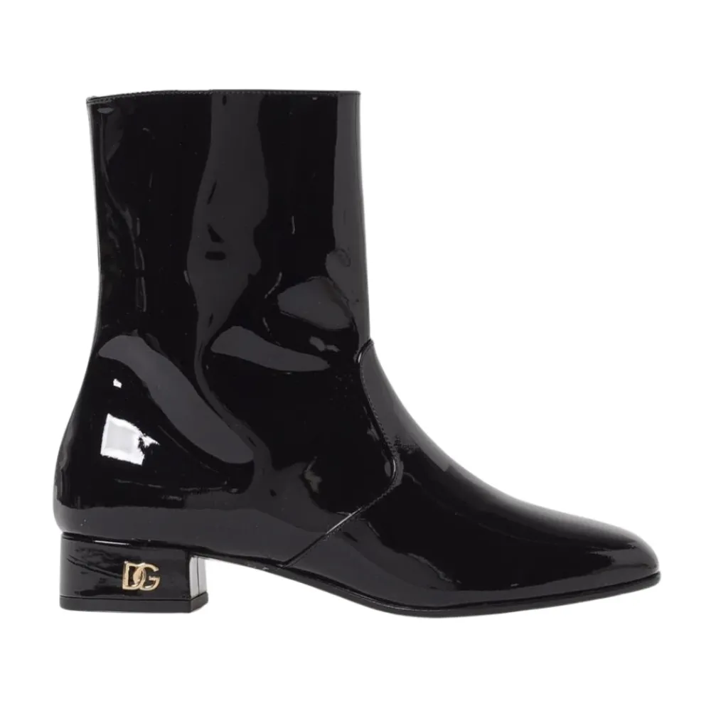 Modische Ankle Boots Niedriger Absatz>Dolce & Gabbana New