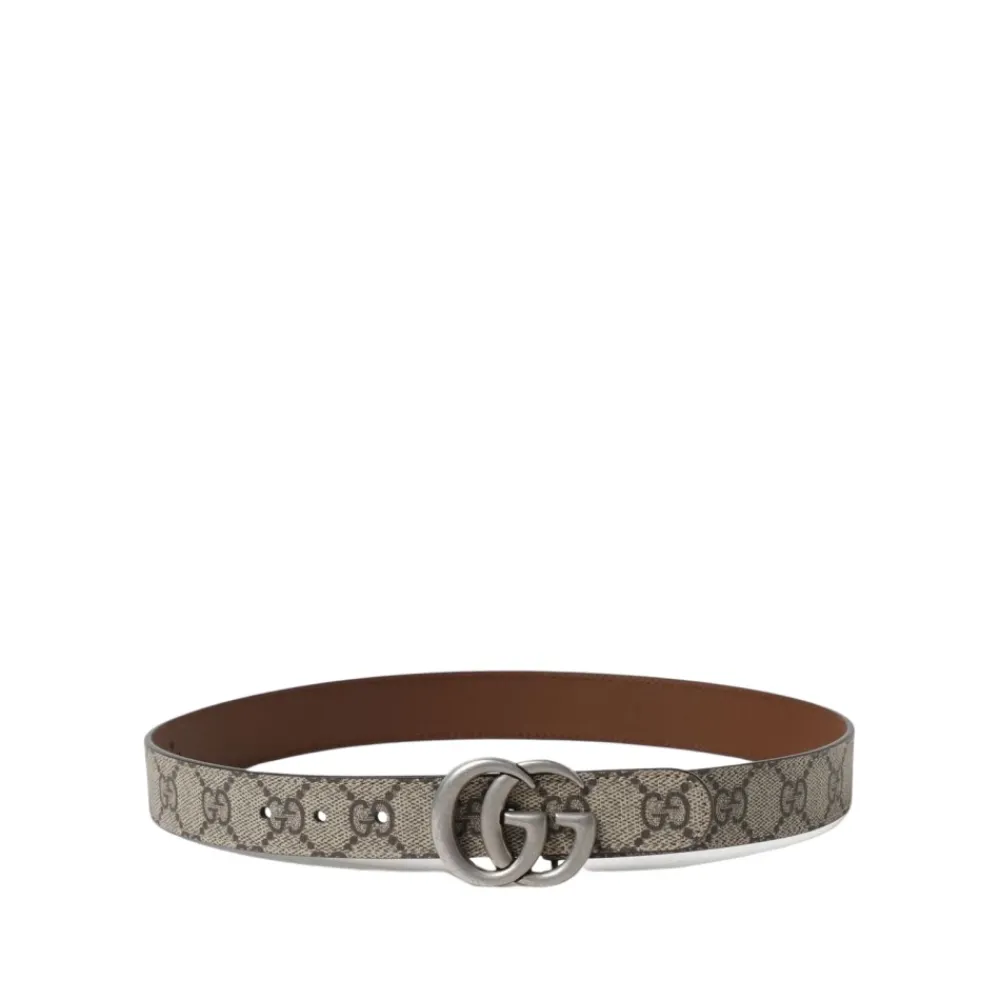 Monogramm Canvas Gürtel mit Metallschnalle>Gucci Clearance