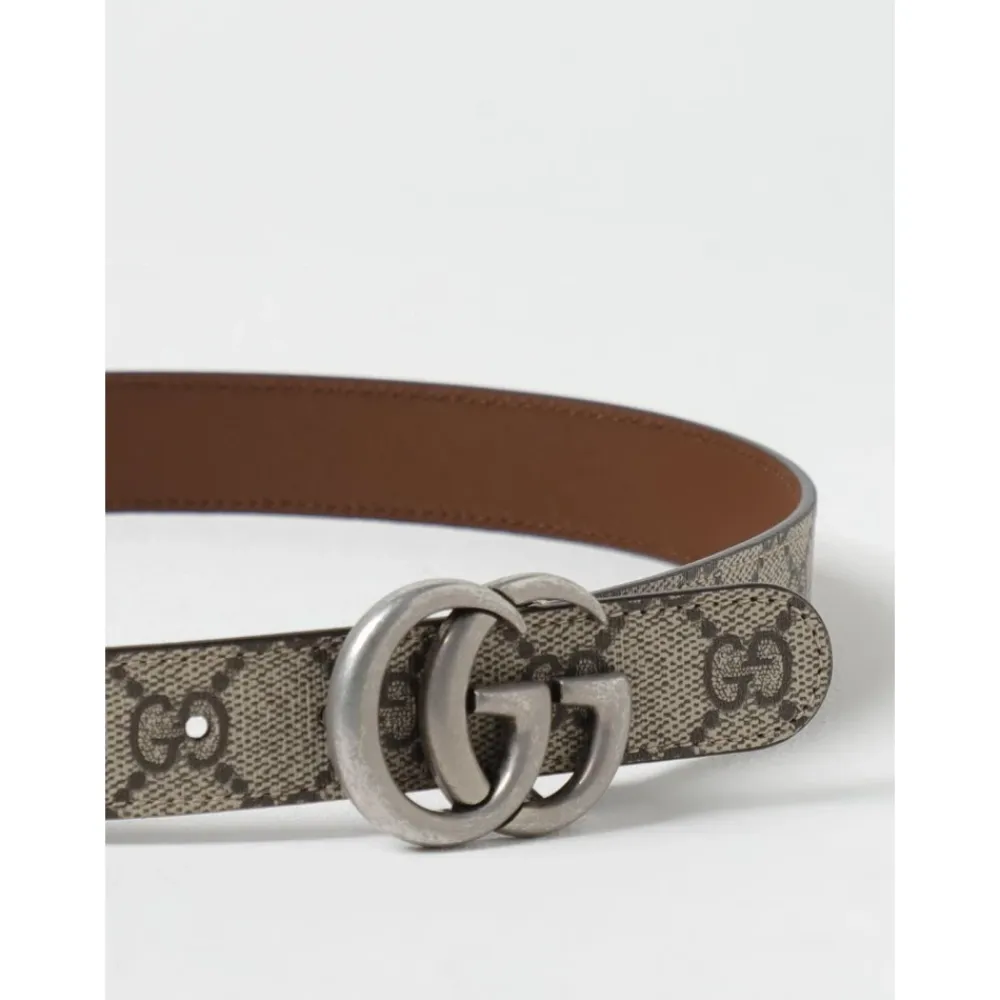 Monogramm Canvas Gürtel mit Metallschnalle>Gucci Clearance