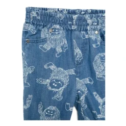 Monster Print Straight-Leg Jeans><noscript><img width=