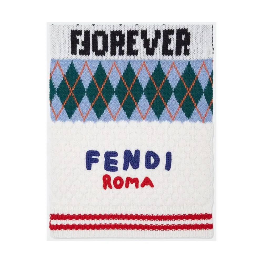 Multicolor Logo Schal>Fendi New