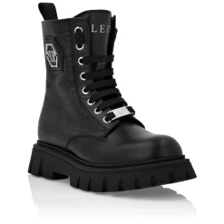 Nappa Leder Mid Boots Hexagon Monogram>Philipp Plein Outlet