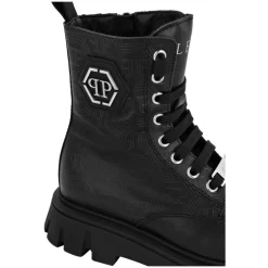 Nappa Leder Mid Boots Hexagon Monogram><noscript><img width=