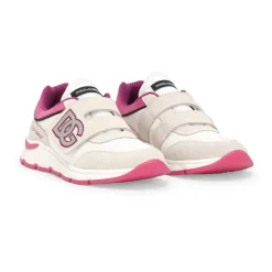 Niedriger Sneaker in Weiß und Pink>Dolce & Gabbana Discount