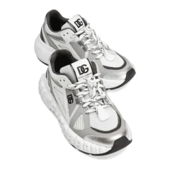 Nylon- und Mesh-Sneakers><noscript><img width=