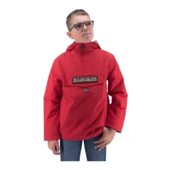 Nylon-Kapuzenjacke mit recycelter daunenfreier Polsterung>Napapijri Best