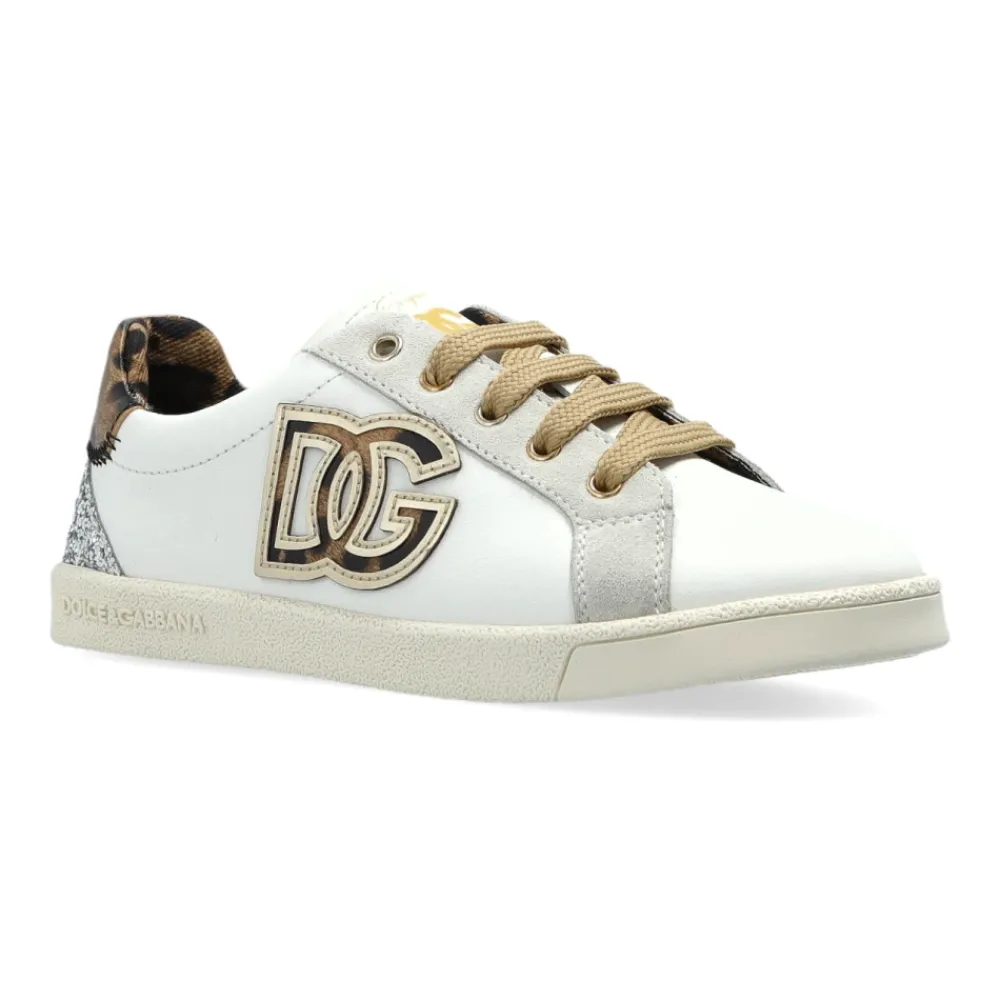 Original Sneakers mit Glitzer und Stickerei>Dolce & Gabbana Online