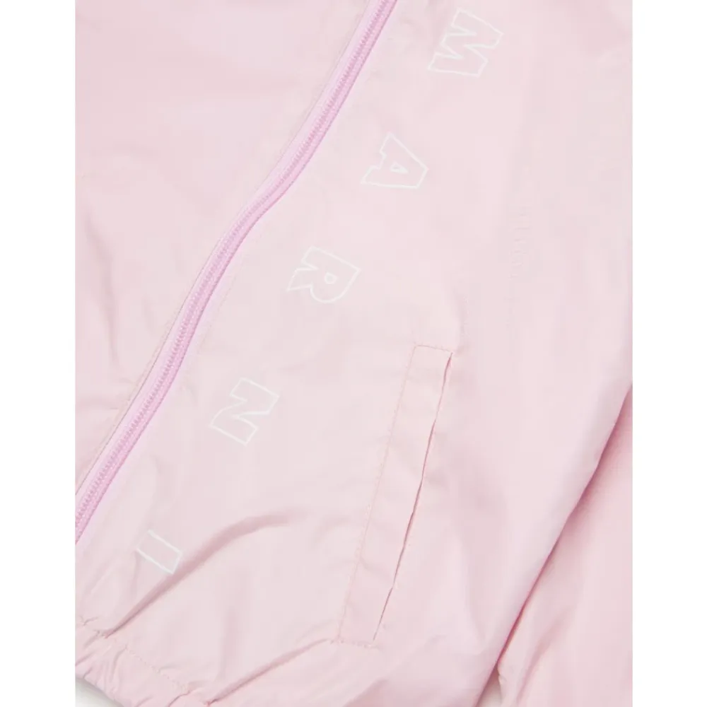 Outline Windbreaker-Jacke mit Markenlogo>Marni Clearance