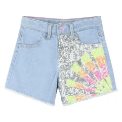 Pailletten-Jeansshorts>Billieblush Discount
