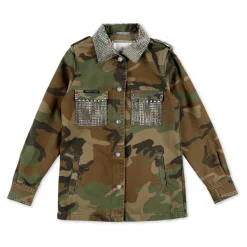 Parka Crystal Camouflage>Philipp Plein