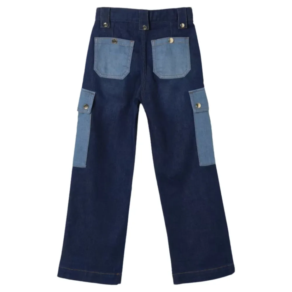 Patchwork Kinder Denim Jeans>Chloé