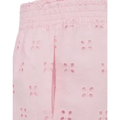 Perforierte Blumenmuster-Shorts><noscript><img width=