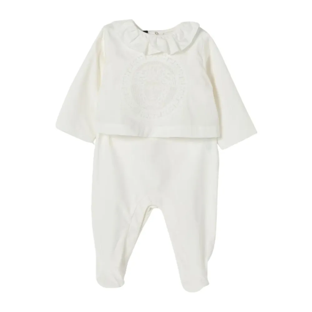 Peter Pan Kragen Spitzen Romper>Versace New