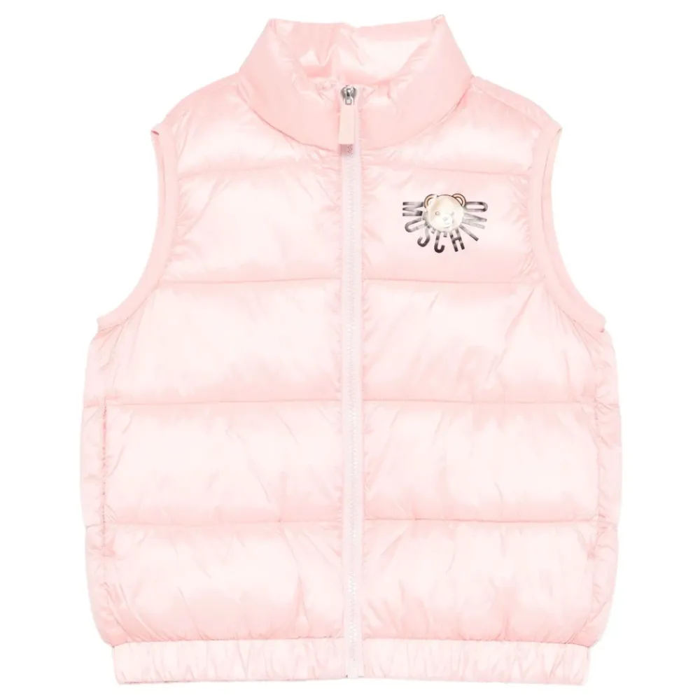 Pink & Lila Gilet für Frauen>Moschino New